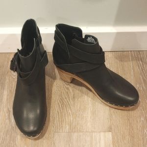 Free people black booties